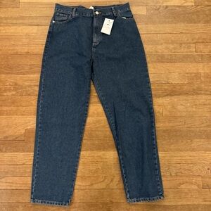 NWT Chipre medium wash high-rise wide leg jeans pants size 14
 b67